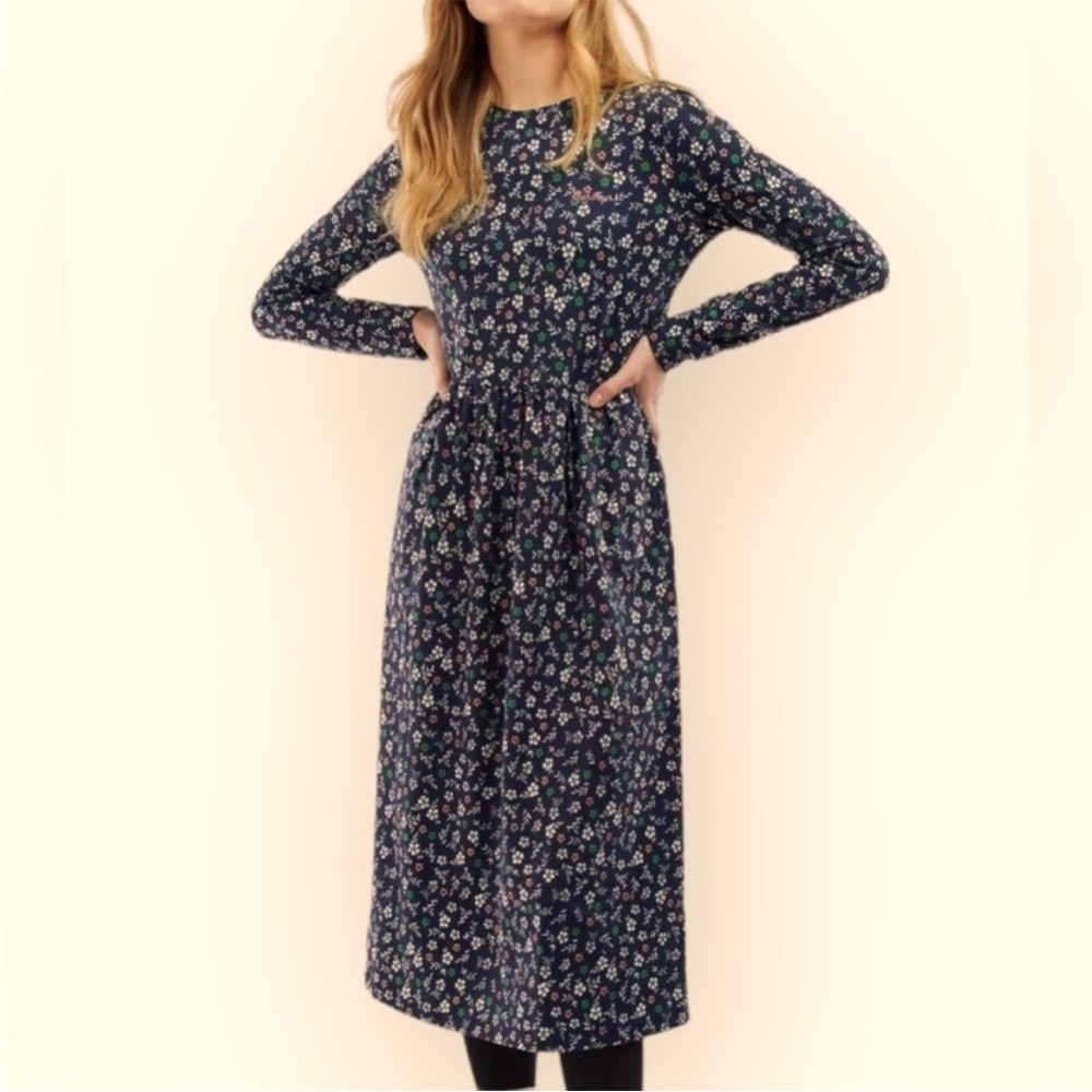 Barbour Cassley Cotten Floral Midi Dress - Picture 7 of 10